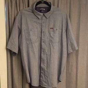Orvis Mens outdoor hiking fishing button up shirt Size XXL great condition